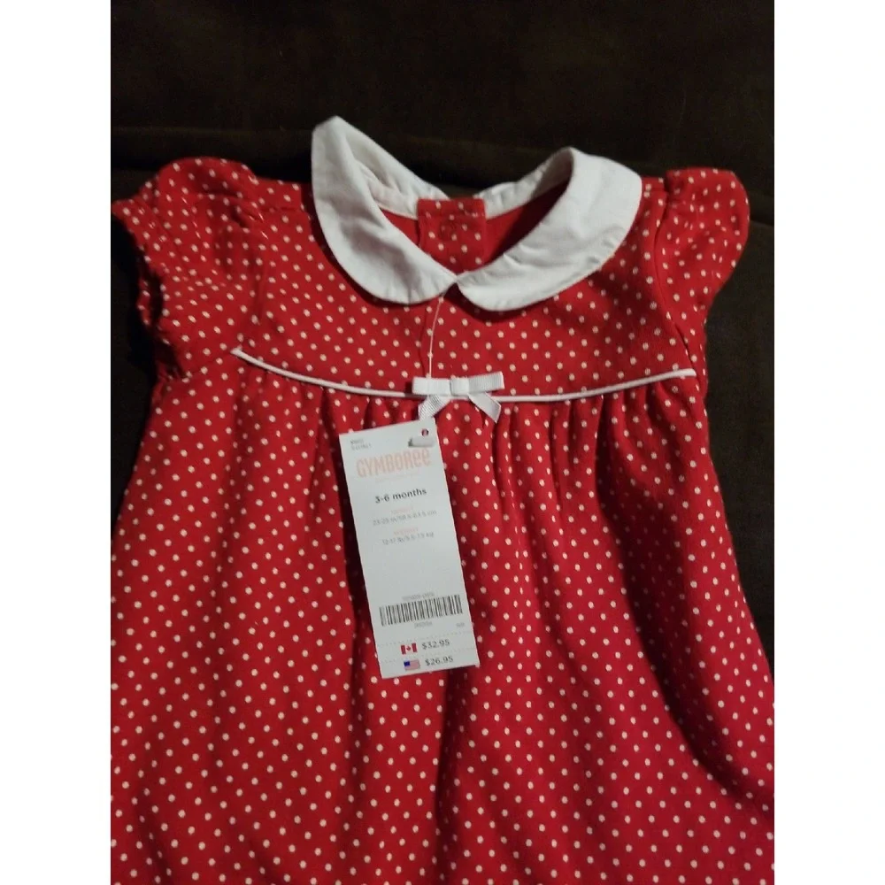 Gymboree precious prep romper 3 6 mo nwt‎